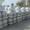 丽江 白麻花岗岩石材圆球，石球，挡车球，隔离球，景观石球，风水球等