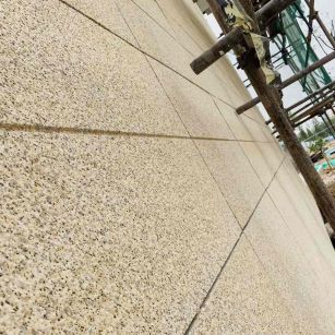 丽江 黄金麻花岗岩荔枝面外墙干挂石材效果示例