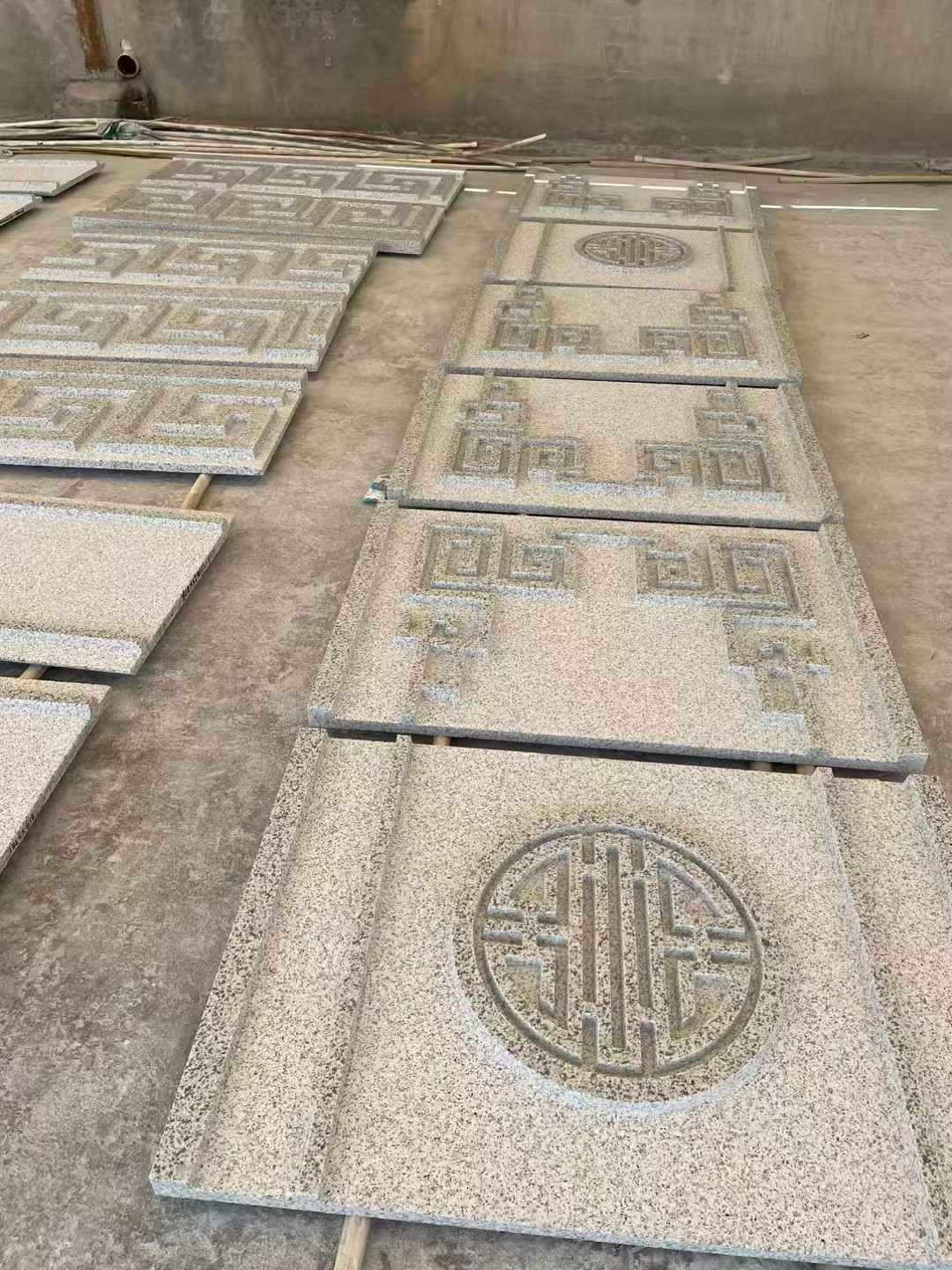 丽江 白麻花岗岩外墙立面雕刻板