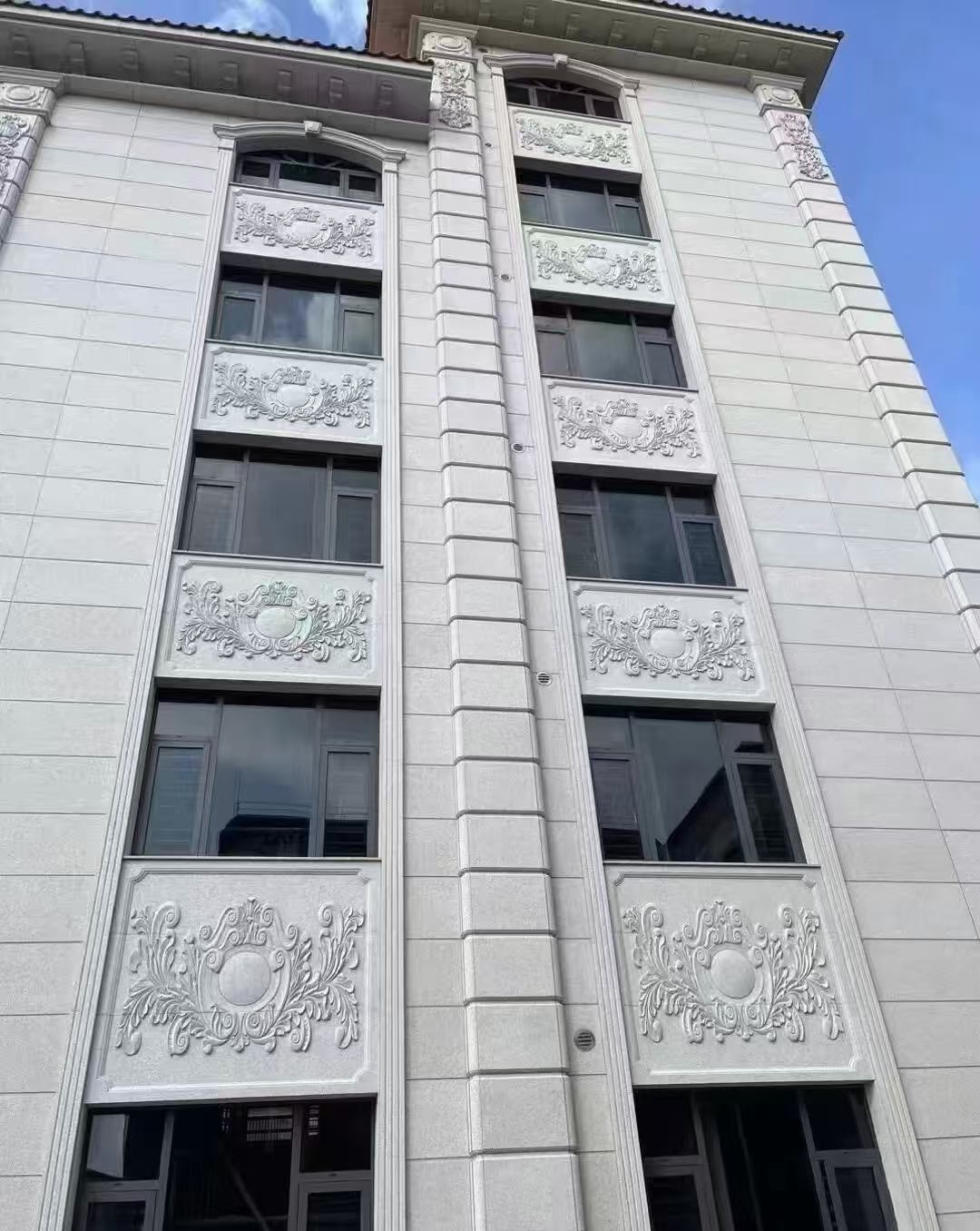 丽江 白麻荔枝面花岗岩别墅外墙干挂