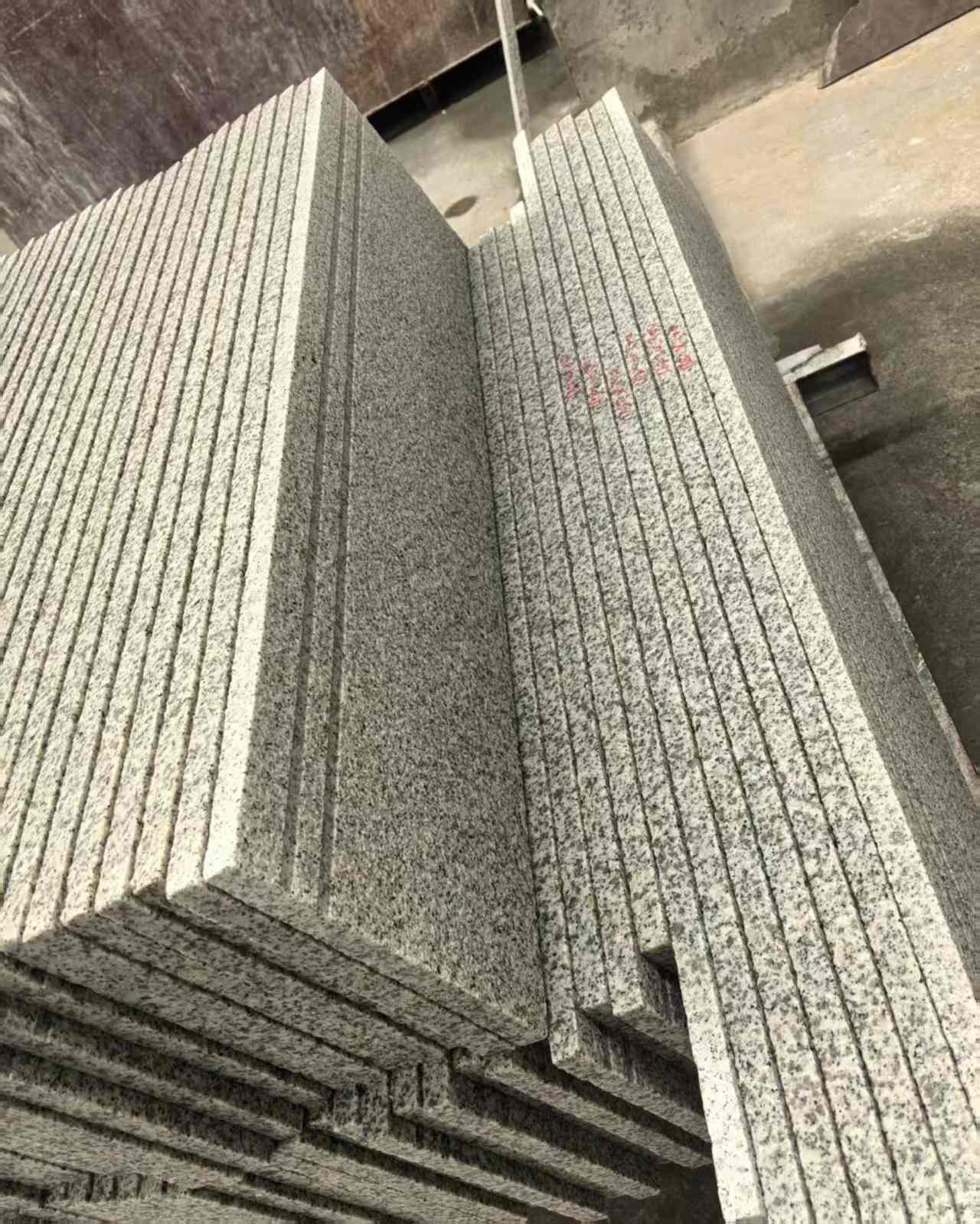 丽江 白麻荔枝面花岗岩楼梯踏步